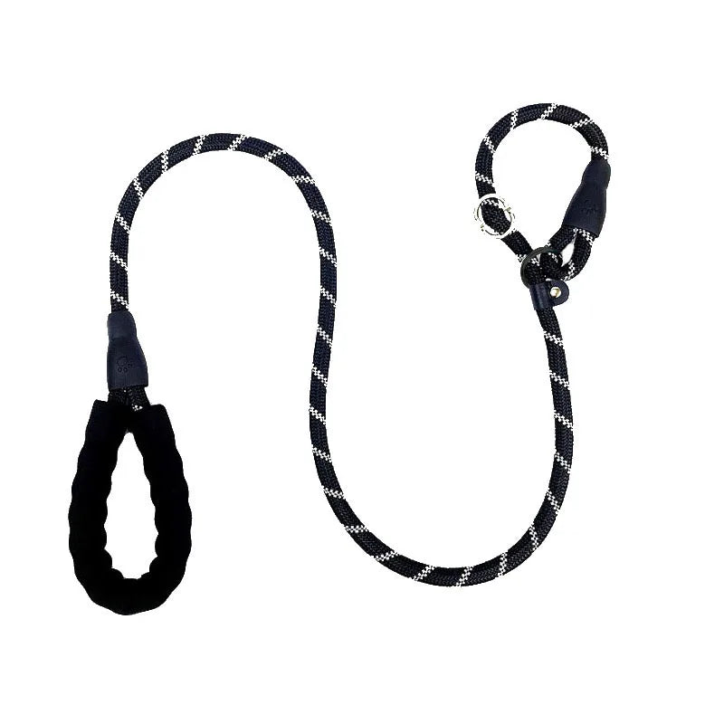 150cm Pet Dog Training Round Rope Light Weight Nylon Dual Purpose Pet Leash Collar Small Medium Dog Leash PetSupplies