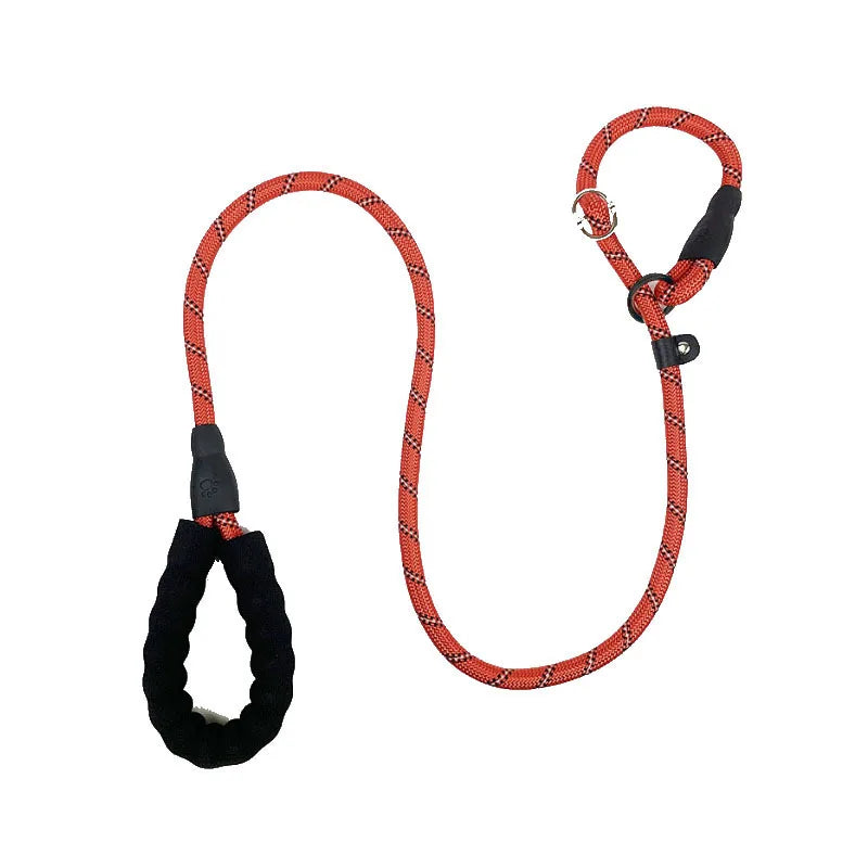 150cm Pet Dog Training Round Rope Light Weight Nylon Dual Purpose Pet Leash Collar Small Medium Dog Leash PetSupplies