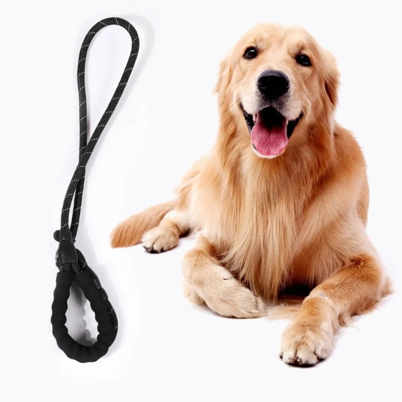 150cm Pet Dog Training Round Rope Light Weight Nylon Dual Purpose Pet Leash Collar Small Medium Dog Leash PetSupplies