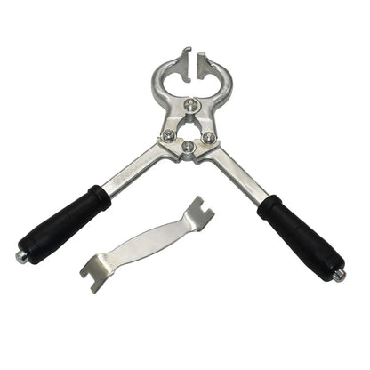 Sheep Castration Pliers Stainless Steel Bloodless Castration Clamp Cattle Goat Wether Pliers Carbon Castration Pliers 1Pcs