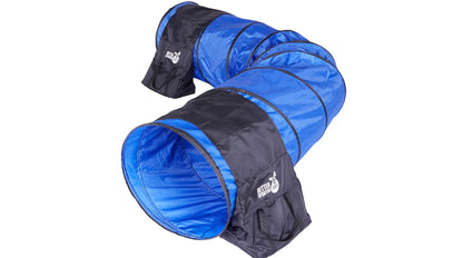 10 Foot Dog Agility Tunnel with Sandbags
