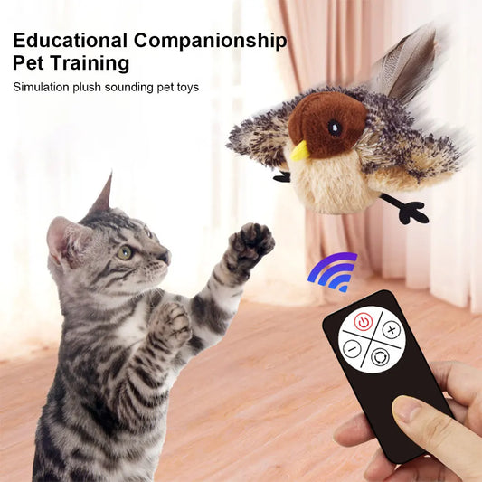 Flying Bird Cat Toy